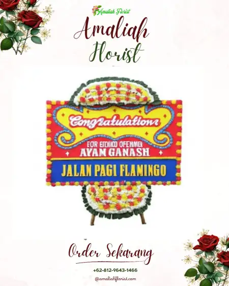 Sewa Papan Bunga Tayando Tam